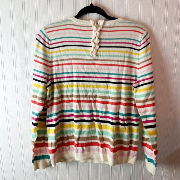 Talbots Petites Stripe Long sleeve sweater size Large‎ Petite - Picture 2 of 5